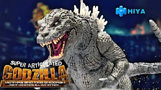 Hiya Toys Super Articulated Gmk Godzilla Review!!! Giant Monsters All Out Attack!