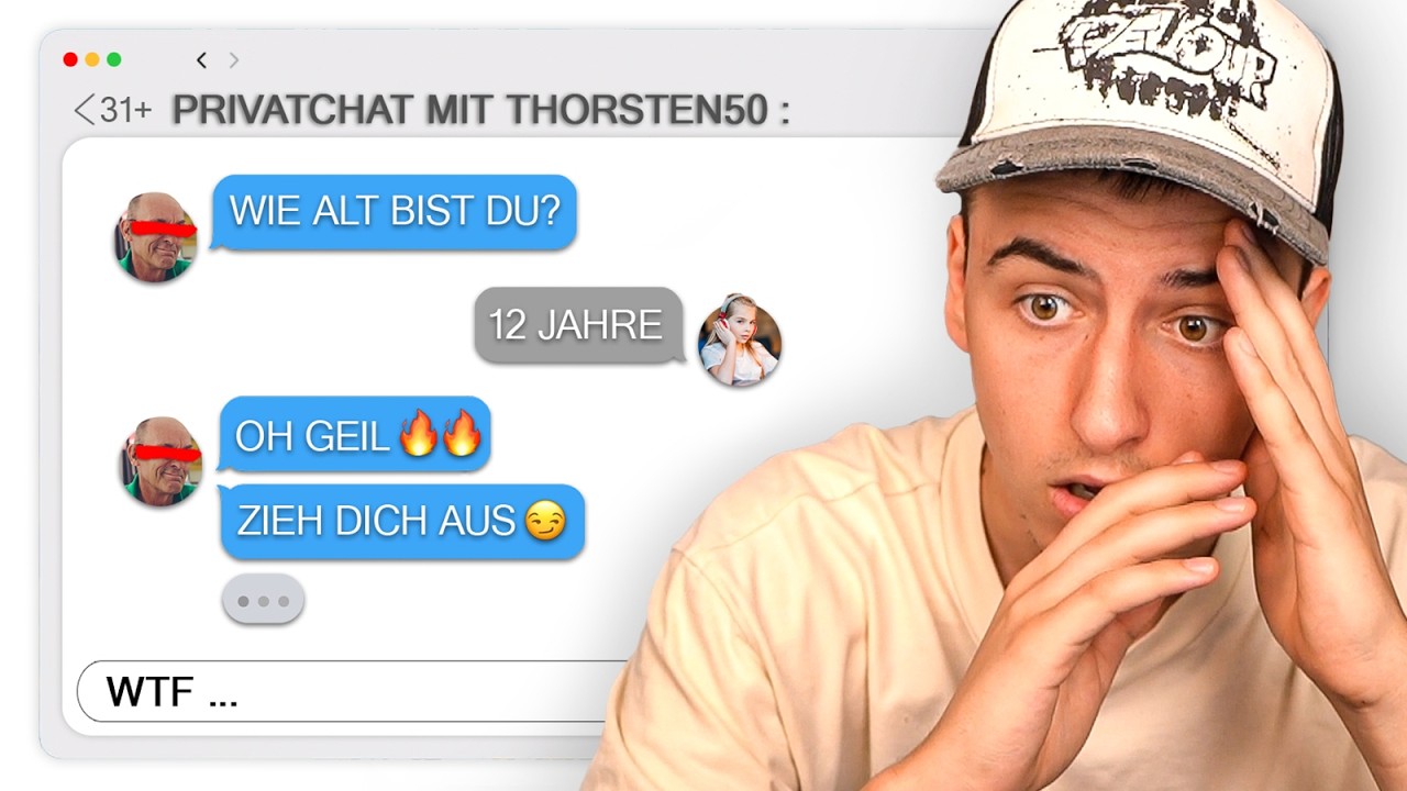 Ich gebe mich als 12 JÄHRIGES MÄDCHEN in einem DEUTSCHEN CHATROOM aus... 😪🤢