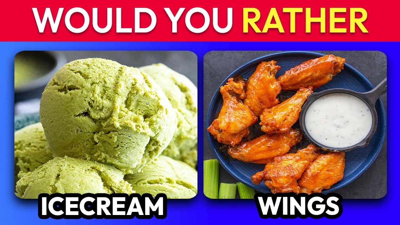 Would You Rather Savory Vs Sweet Edition 🍕🍰 YouTube