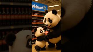 Baby Panda Caught Stealing Coca-Cola From The Mart