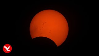 Live: Partial solar eclipse visible over Canada and Europe
