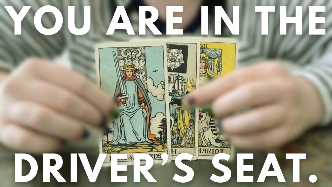 You are in the driver's seat.