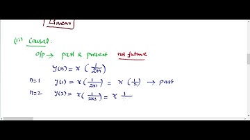 1:Check the following systems are linear, causal, time invariant, stable, static.