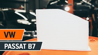 Ako vymeniť peľový filter na VW PASSAT B7 Sedan [NÁVOD AUTODOC]