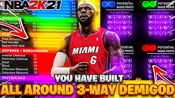 The MOST OVERPOWERED DEMIGOD BUILD in NBA 2K21 NEXT GEN...Best Build 2K21 Next Gen
