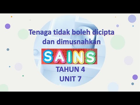 Video: Bagaimana tenaga tidak boleh dicipta atau dimusnahkan?