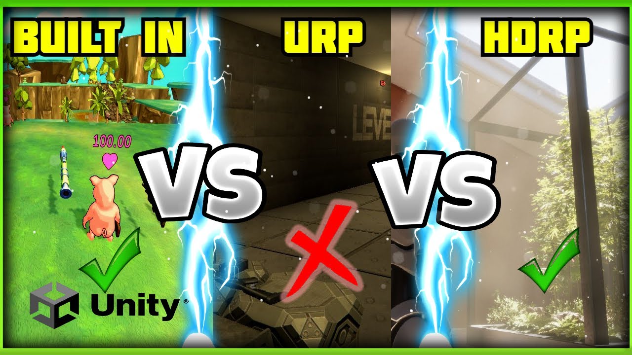 Que RENDER PIPELINE de UNITY elijo?🤔 - YouTube