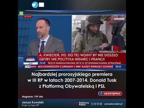 Tusk najbardziej prorosyjski premier w III RP!
