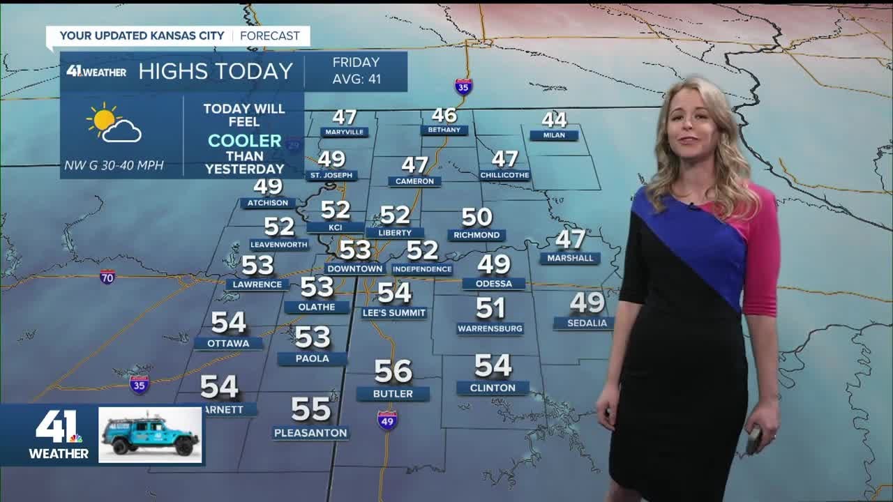Slightly cooler start to the weekend - YouTube