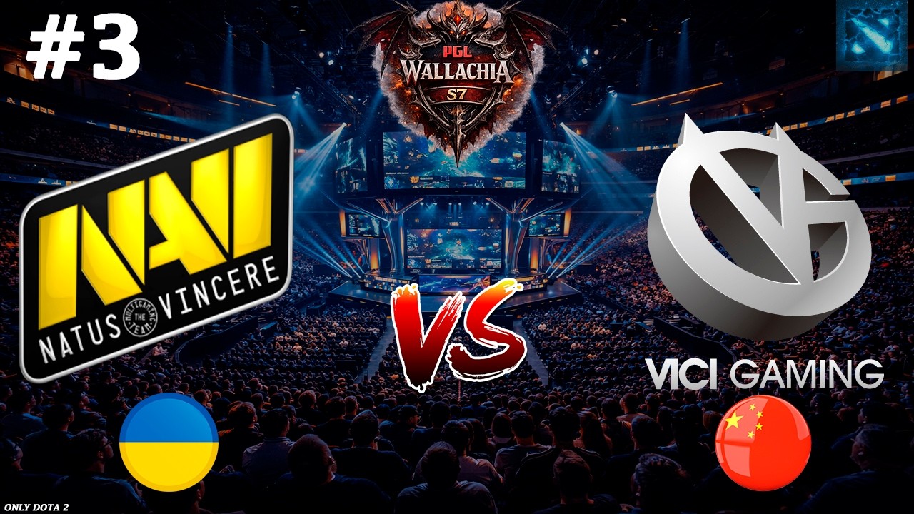 ВЕСЬМА ПОТНАЯ И КРАСИВАЯ РЕШАЮЩАЯ КАРТА | NaVi vs Vici Gaming #3 (BO3) PGL Wallachia S7