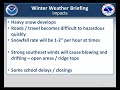 Winter Storm Briefing - February 17, 2014