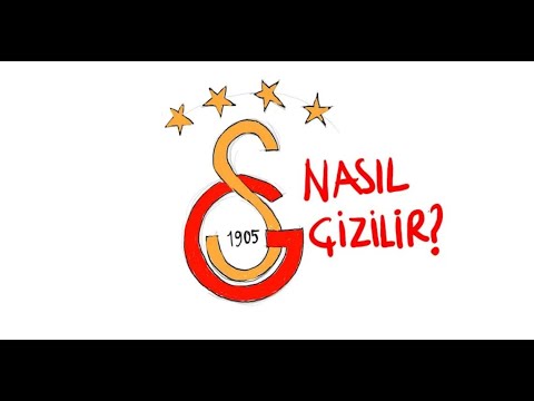 Galatasaray amblemi nasıl çizilir? Kolay galatasaray amblem çizimi