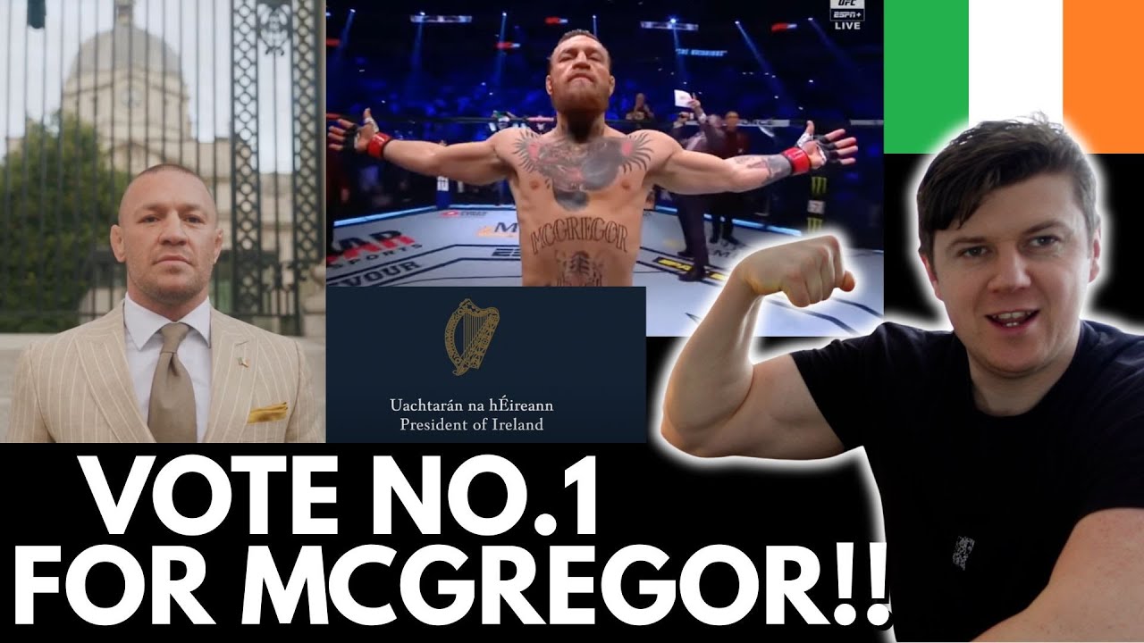 Conor McGregor Speech Outside Dáil Éireann For Presidency
