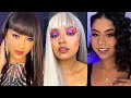 Challenge do insta makeup  funk do momento  brilho de maquiagem tiktok