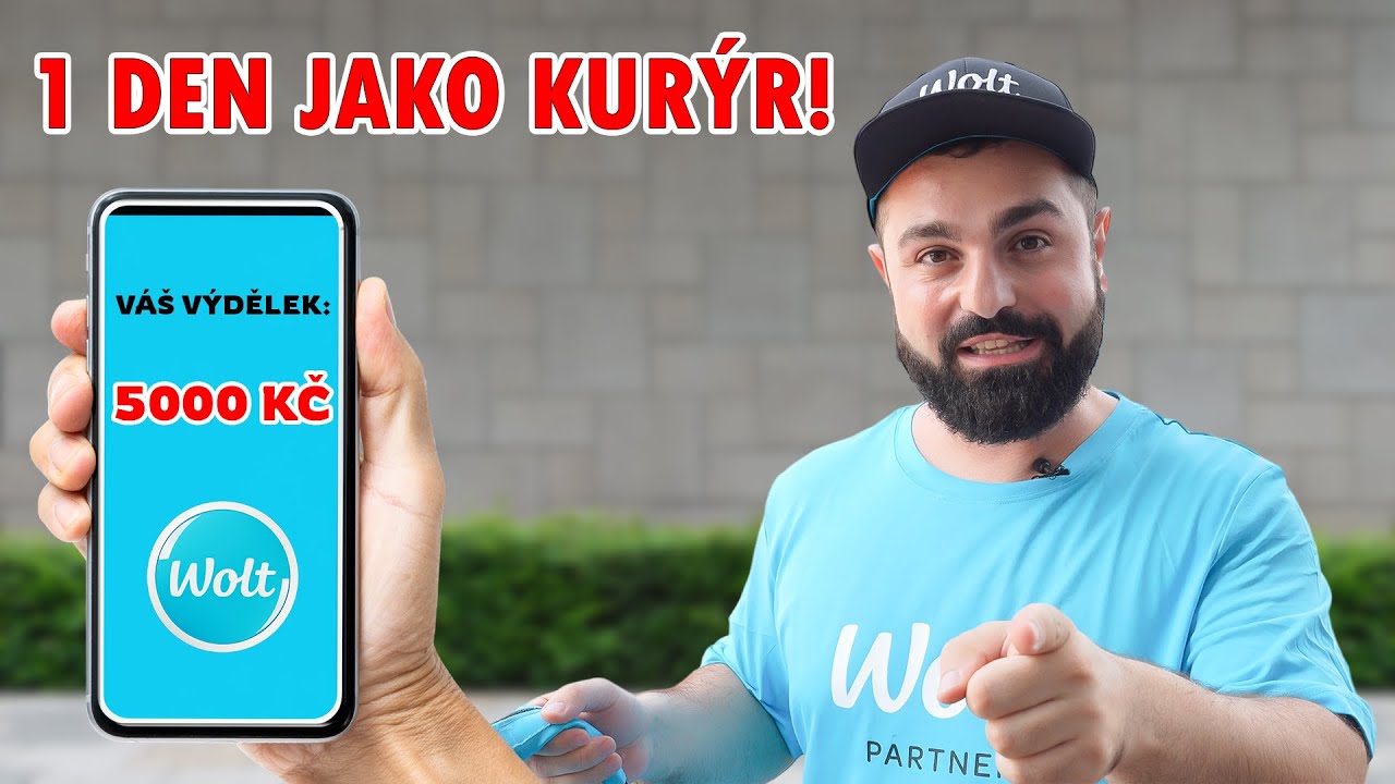 PRACUJU jako Wolt Kurýr! KOLIK SI VYDĚLÁM ZA CELÝ DEN?