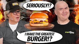 This dude tried to SCHOOL me on burgers!