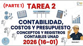 Task 2 | Accounting, costs and budget – accounting concepts and records UNAD 2026 (16-01) Task 2 | Accounting, costs and budget – accounting concepts and records UNAD 2026 (16-01)