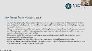 Skills Masterclass 10: Lessons Learned: Navigating VET Opportunities in India