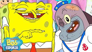 Bob Esponja | Momentos mais engraçados da 13ª temporada de Bob Esponja 🤣 | 90 Minutos | Português
