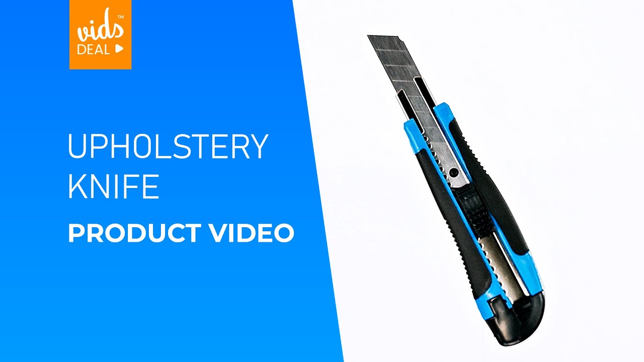 Upholstery knife Vidsdeal product video YouTube