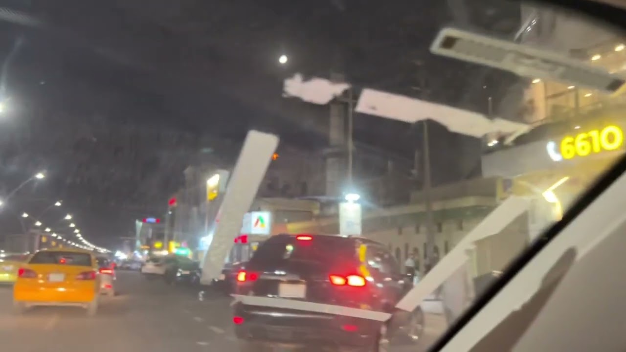 Tour in Kirkuk city at night end of August 2023 around 11 pm