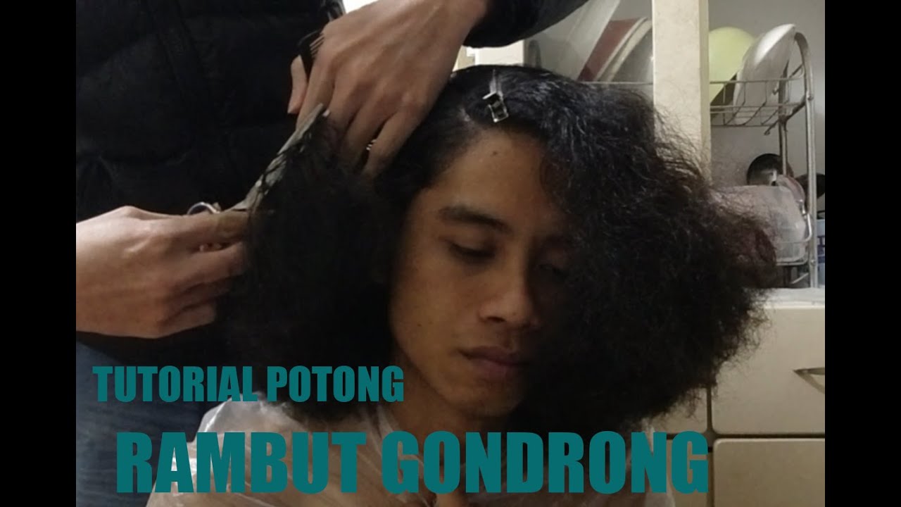 TUTORIAL POTONG  RAMBUT  GONDRONG  YouTube