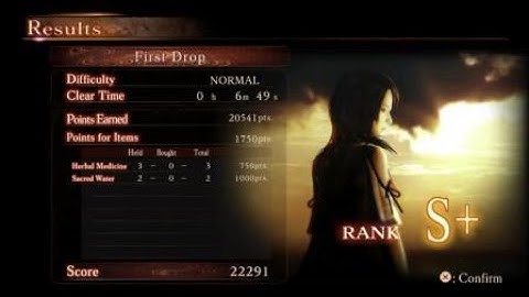 Maiden of Black Water First Drop: A Vanishing Trace S+ Rank (Normal)