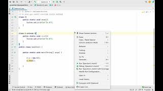Java interview question 1 method hiding