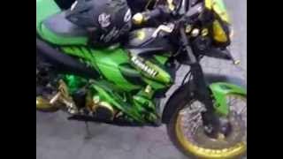 Kawasaki Athlete 125   Jiro test R9 muffler with or without DB Killer