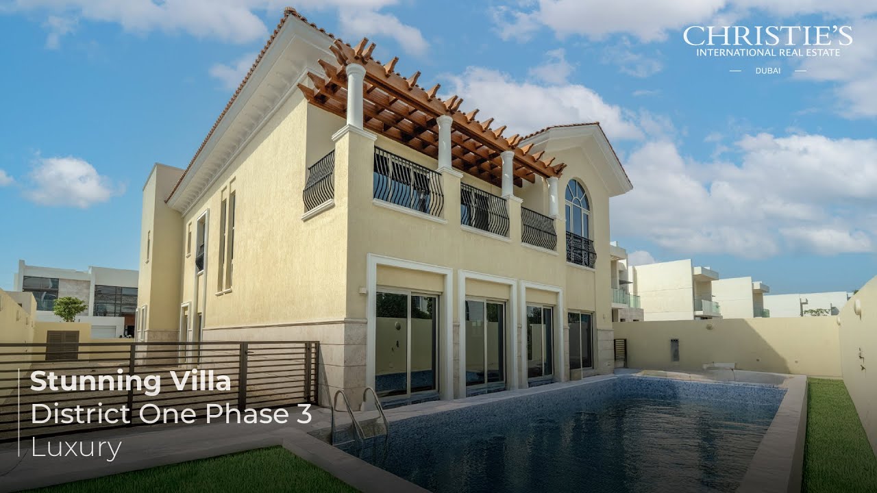 Stunning Villa | District One Phase 3 | Luxury