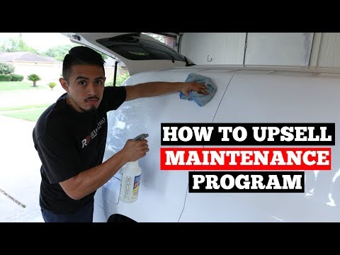Hoe te upsell Uw Maintenance Programma: auto detaillering Business Advice (Actieplan meegeleverd)