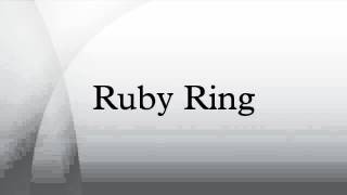 Ruby Ring