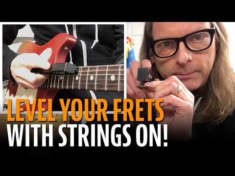 Why You Should Level Frets Under String Tension - YouTube