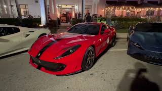 Ferrari Club Of Palm Beach Goes Out To Dinner And Its WILD