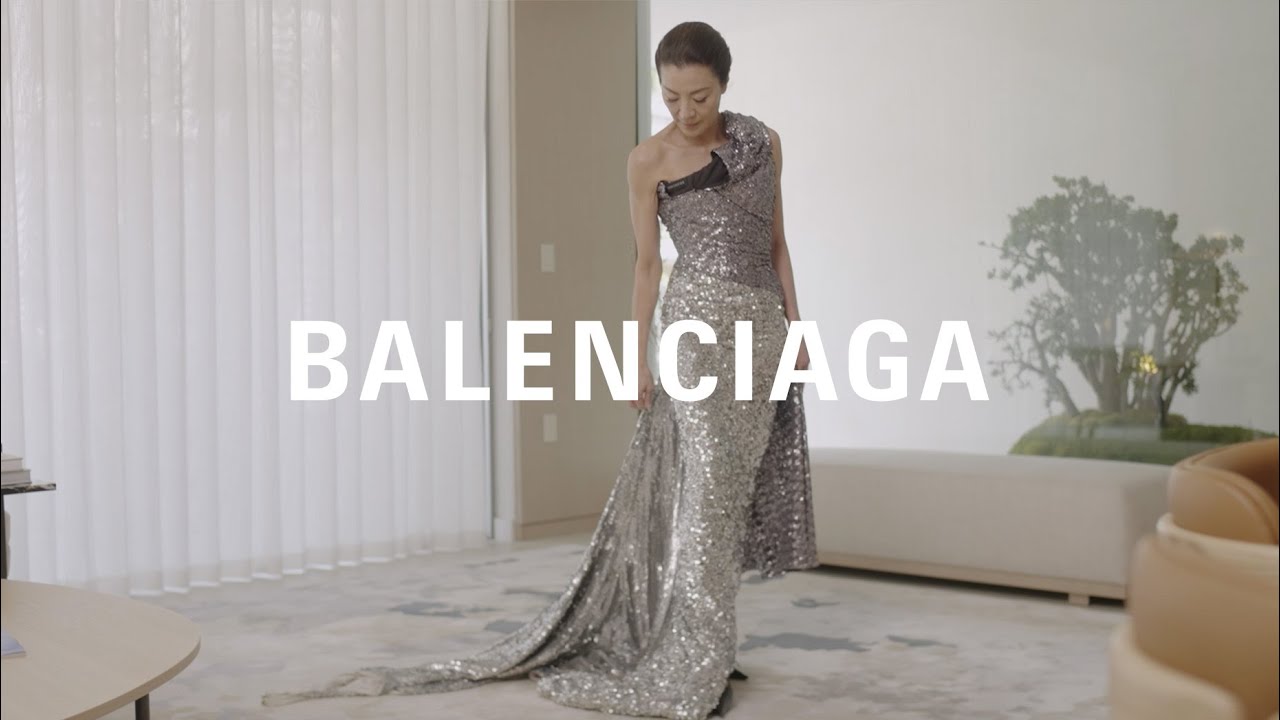 Michelle Yeoh's Balenciaga gown at the Oscars 2024