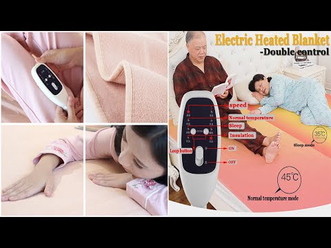 Electric Blanket Bedroom Heater Waterproof Single Double Size Electric Heater