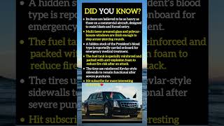 Extreme Security Features of the U.S. President’s Car.#president