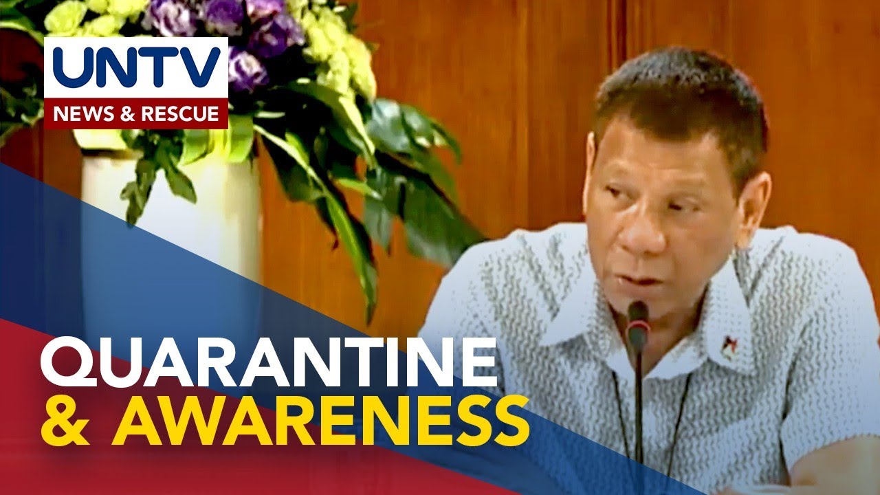 SPOTLIGHT: Duterte on Quarantine Restrictions, COVID-19 awareness, Pemberton