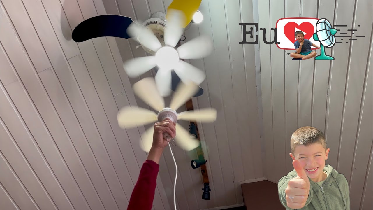 ACHAMOS NA SHOPEE UM VENTILADOR DE TETO COM LUZ