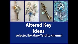 Altered Key Ideas – DIY Key Jewelry Ideas – Repurposed Keys Crafts - Crafts to Make and Sell