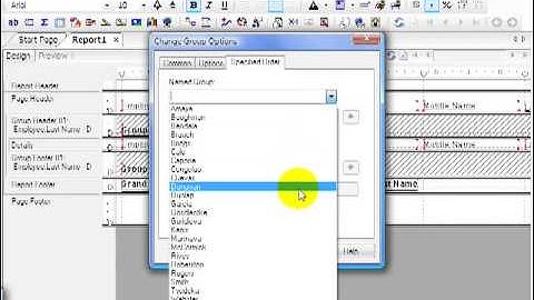 15 Crystal ReportsXI Designing a Basic Report   Basic Grouping & Sorting
