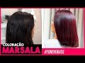 Tinta de Cabelo Marsala Passo a Passo  Forever Liss