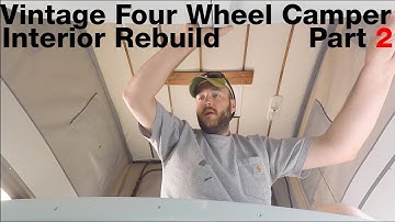 Four Wheel Camper Build: Interior Shell Build - Benches and storage - Part 2
