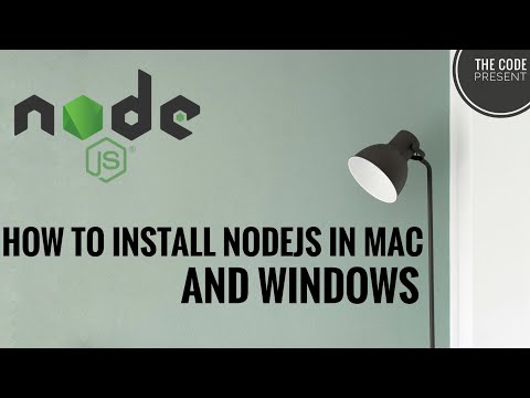 How to install node js on mac and windows? - Tamil