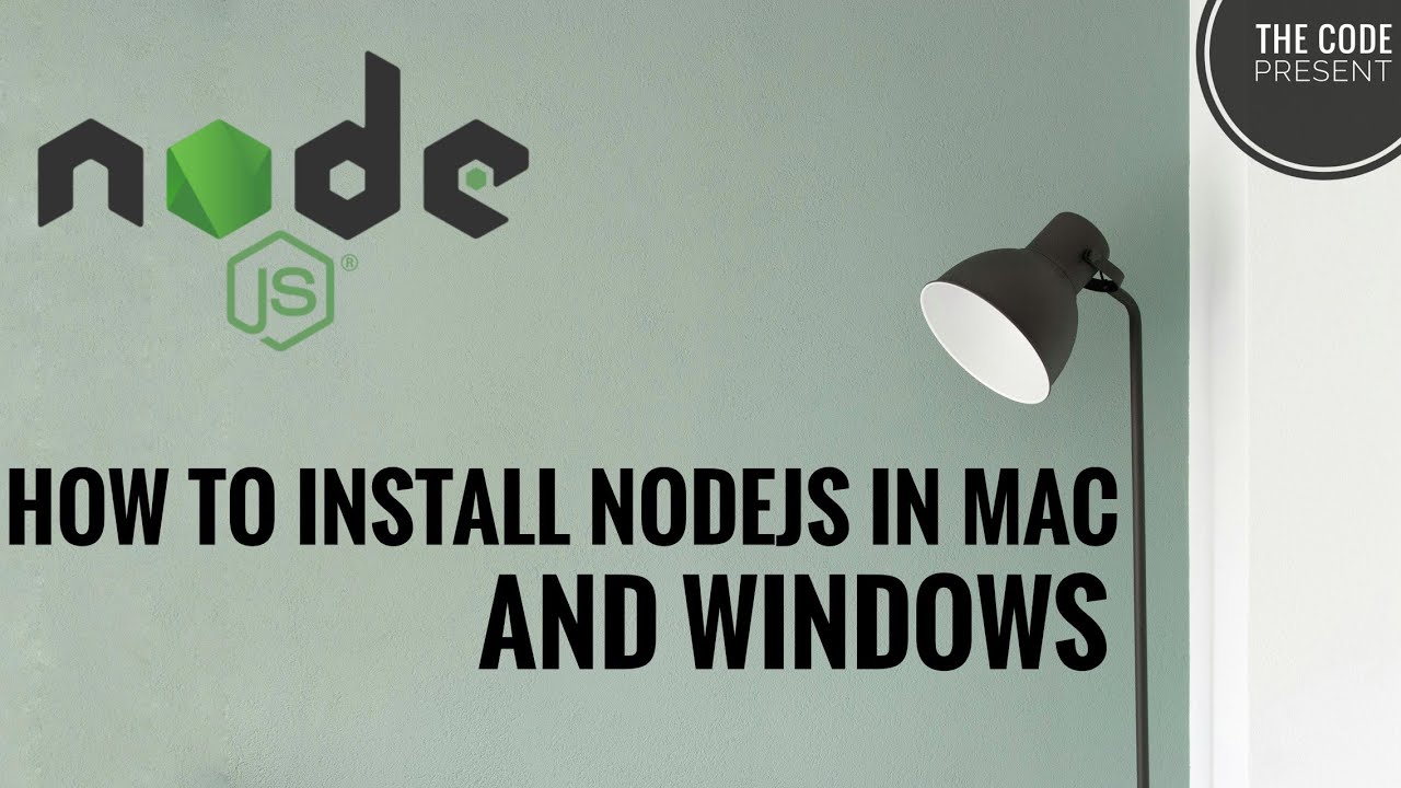 How to install node js on mac and windows? - Tamil - YouTube