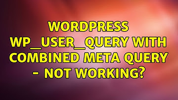 Wordpress: WP_User_Query with combined meta query - not working?