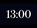 13 Minute Timer ⏳ with no music