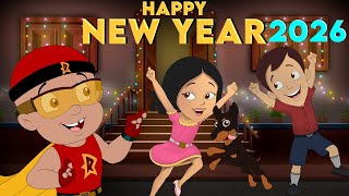 Mighty Raju - Happy New Year 2026! 🎉| New Year Celebration Special | Funny Cartoon for Kids in Hindi