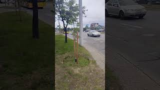 прибытие автобуса #133 на остановку киевский свер