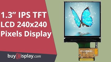 Wide Angle 1.3 inch 240x240 IPS TFT Capacitive Touch Screen ST7789 Controller